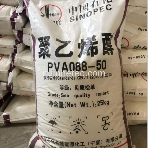 Alcool polivinilico Sinopec PVA 088-50 per pasta in tessuto